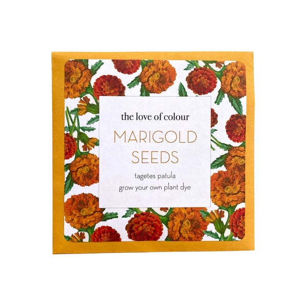 French Marigold Seeds - tagetes patula - Grow your own natural dye garden