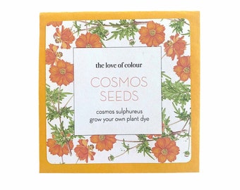 Sulfur Cosmos Seeds - Grow your own natural dye garden