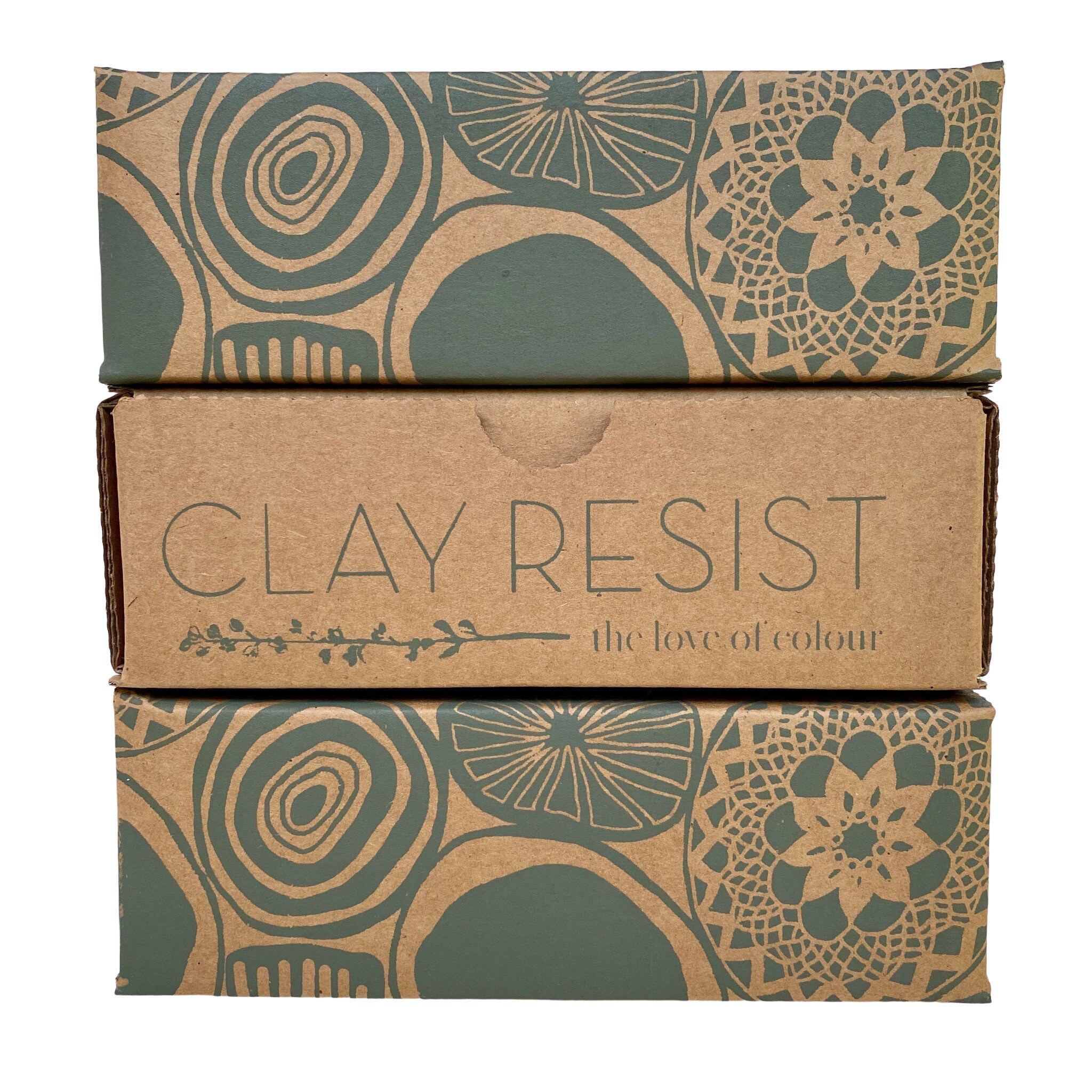 Indigo Clay Resist Printing Kit - A Threaded Needle