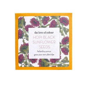 Black Hopi Sunflower Seeds - helianthus annus - Grow your own natural dye garden