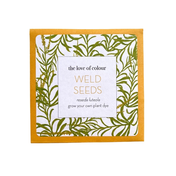 Weld Seeds - reseda luteola - Grow your own natural dye garden