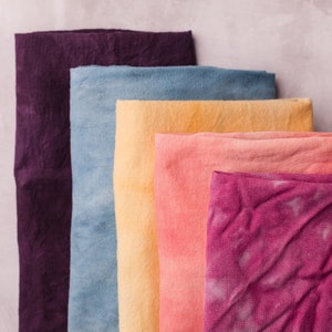 Make a Rainbow Natural Dye Kit Bundle One Indigo Kit, One Natural Dye Kit, all six colours of the rainbow. Learn how to use natural dyes image 7