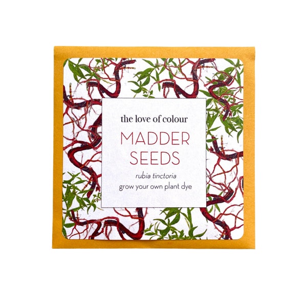 Madder Seeds - rubia tinctoria - Grow your own natural dye garden