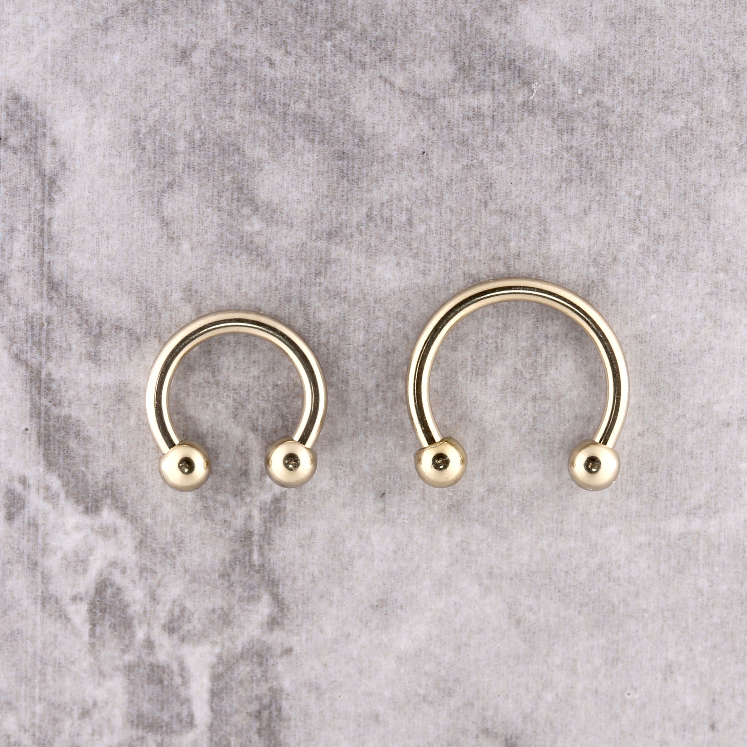 LIL VALENTINO - 18k gold piercing ring for helix tragus and others –  SÉBASTIENNE JEWELRY