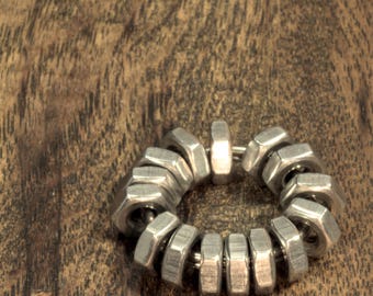 Halo – Stainless Steel Nut Fidget Ring