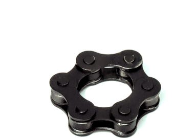 Antistress in metallo – Catena di bicicletta, antistress EDC per adulti, giocattolo meccanico da scrivania, antistress tascabile per concentrazione e sollievo dallo stress