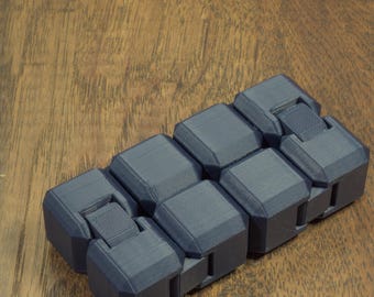 Infinity Cube Fidget – 3D Printed – Smooth Folding Desk Toy – Stress Relief Fidget