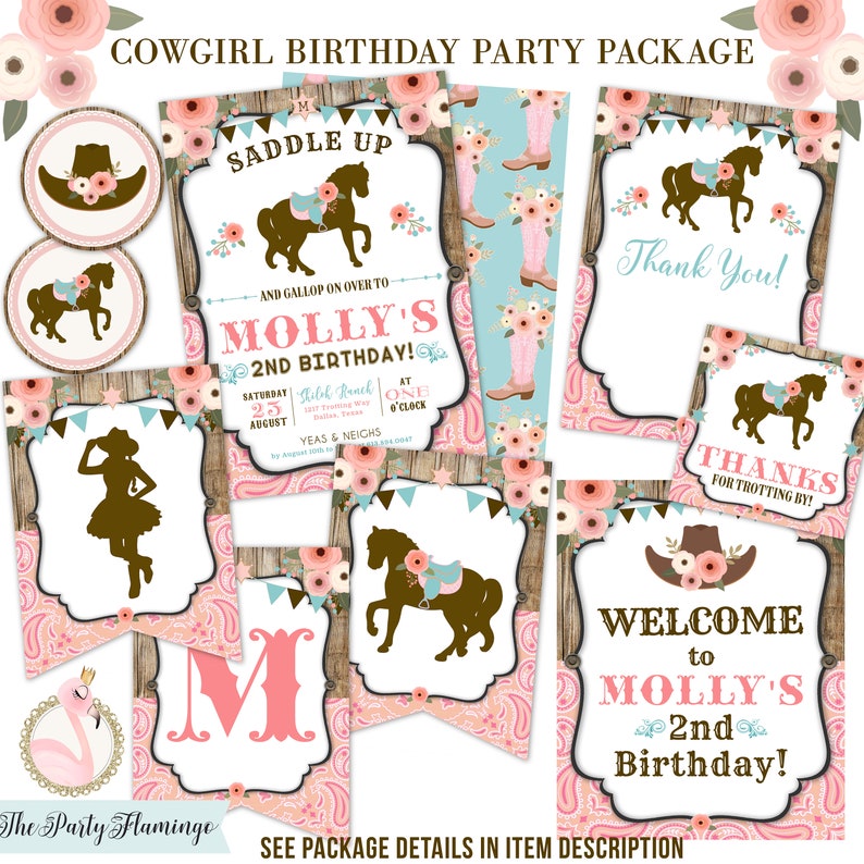 Printable Horse Birthday Invitation Horse Riding Birthday Etsy