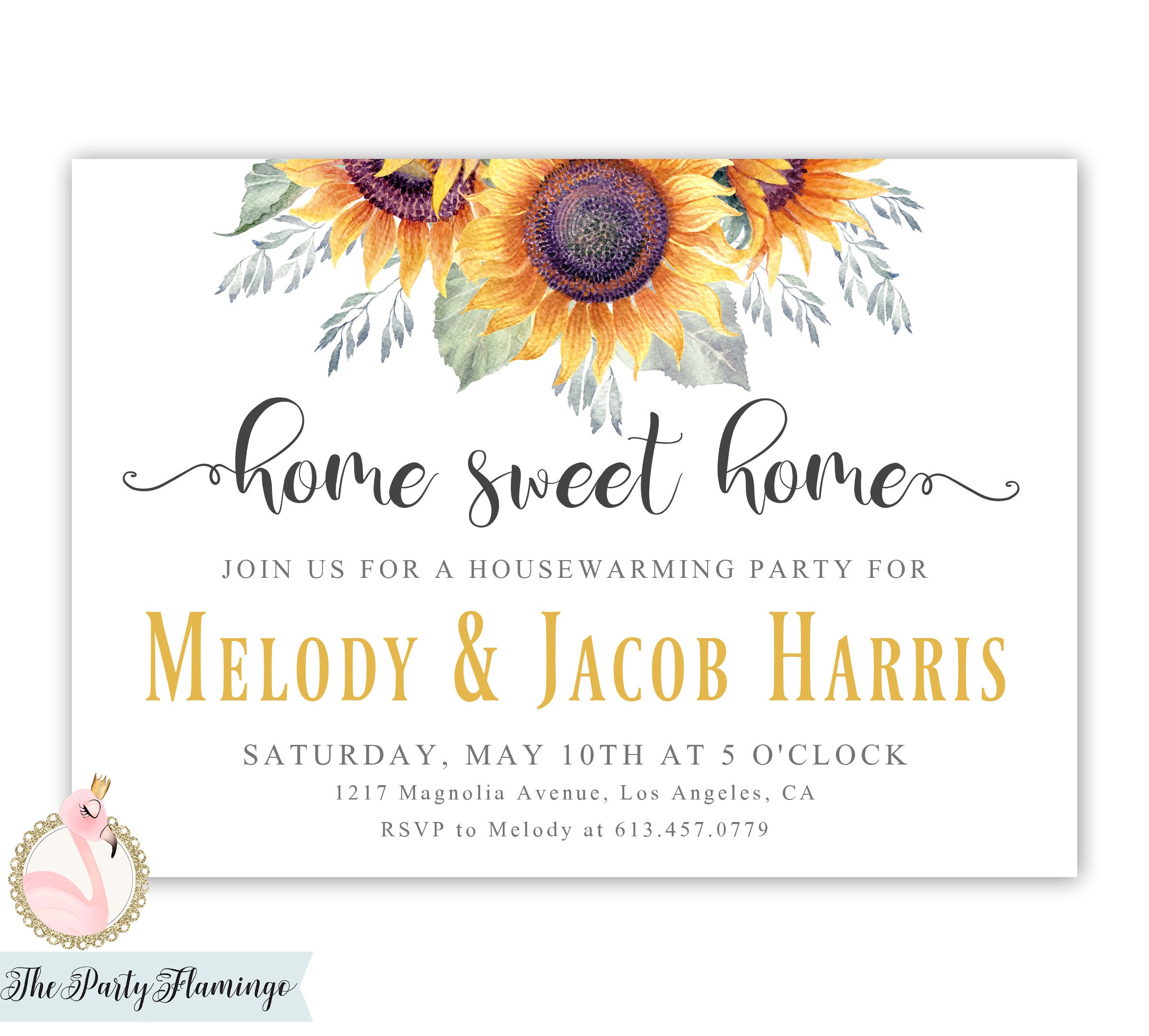 Paper & Party Supplies House Warming Party INVITATION Housewarming