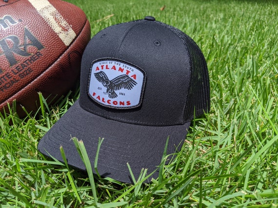 Black Falcons Hat Atlanta Hats Football 