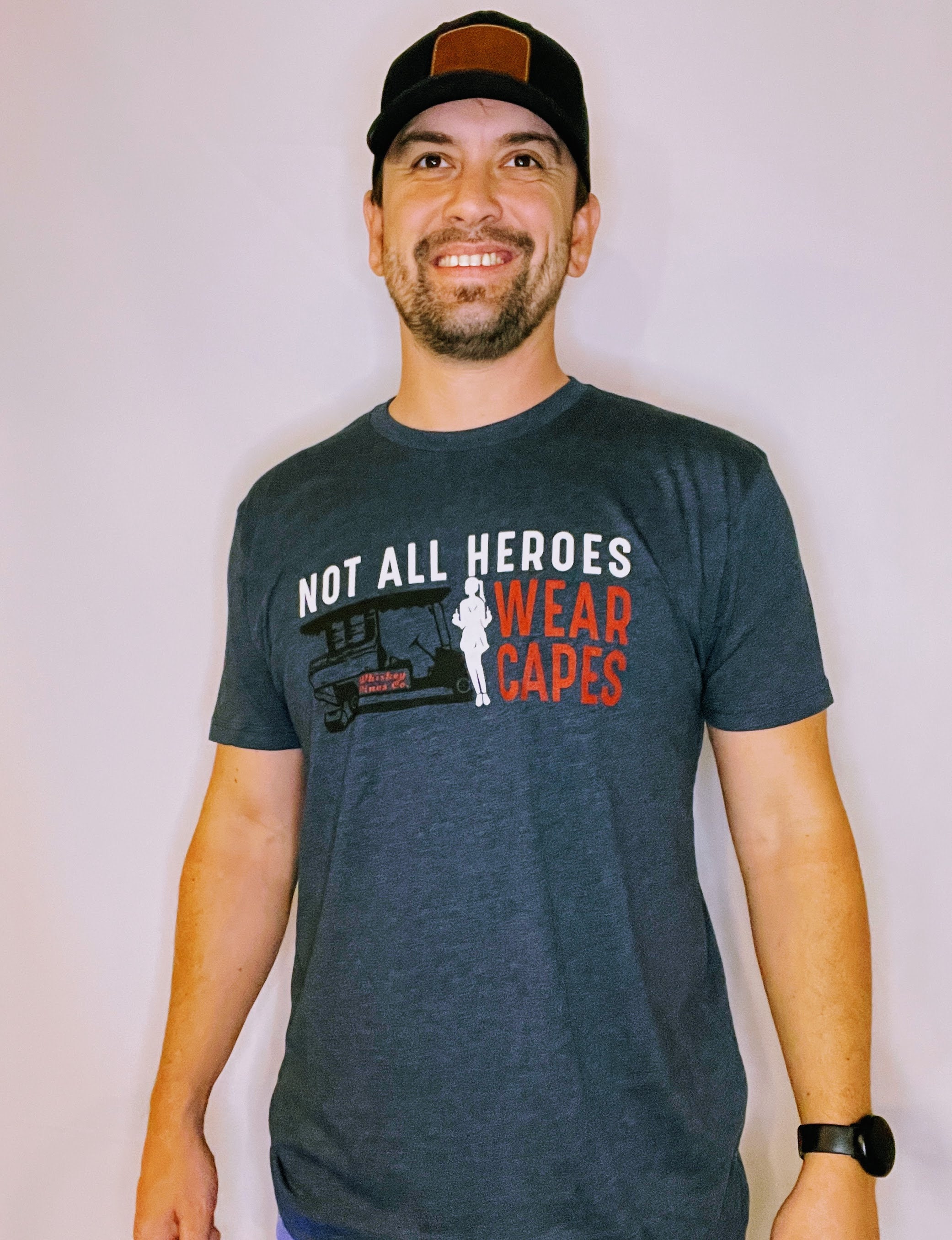 Dark Navy not All Heroes Wear Capes T-shirt Cart - Etsy