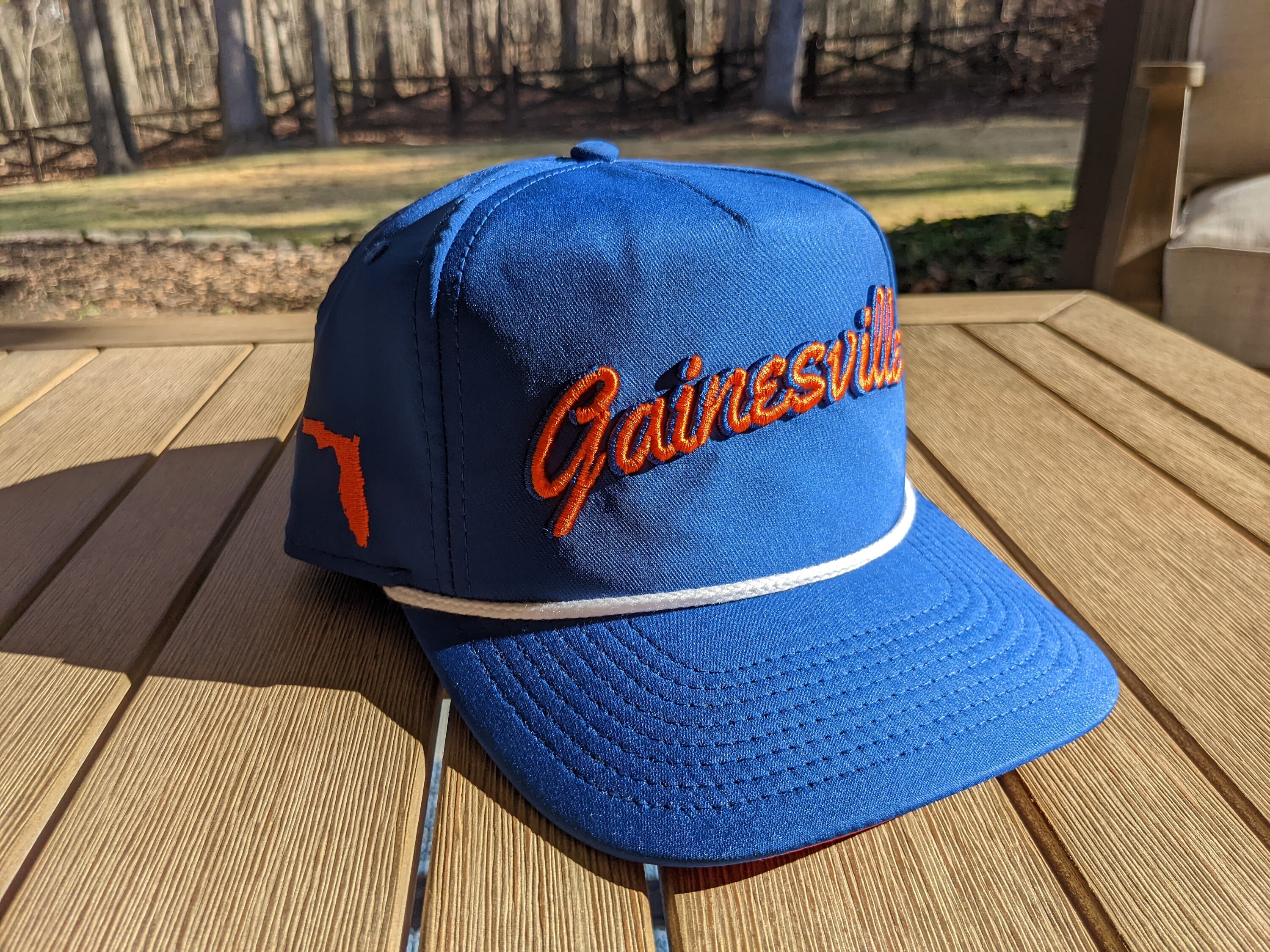 Blue gainesville Fl Rope Hat 3D 