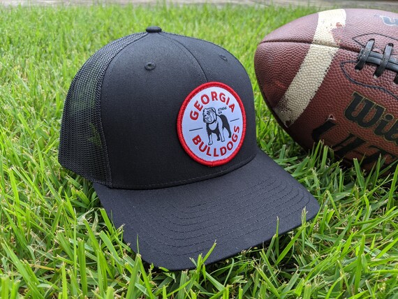 Black GA Hat Georgia Hats Football 