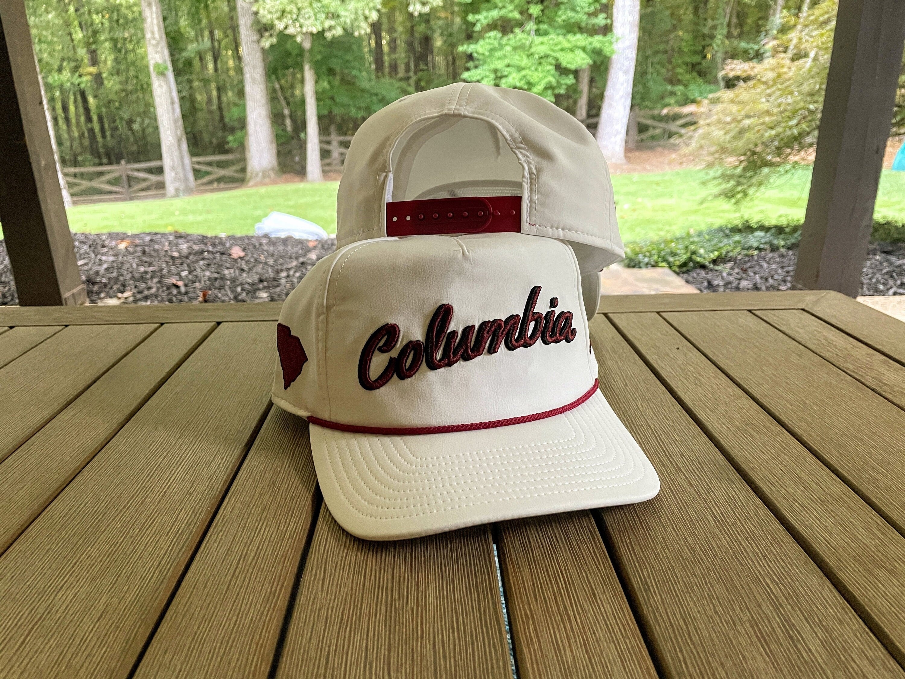 White columbia, Sc Rope Hat 3D Embroidery College Football Tradition Rope  Golf Saturdays Gameday State of South Carolina -  Finland