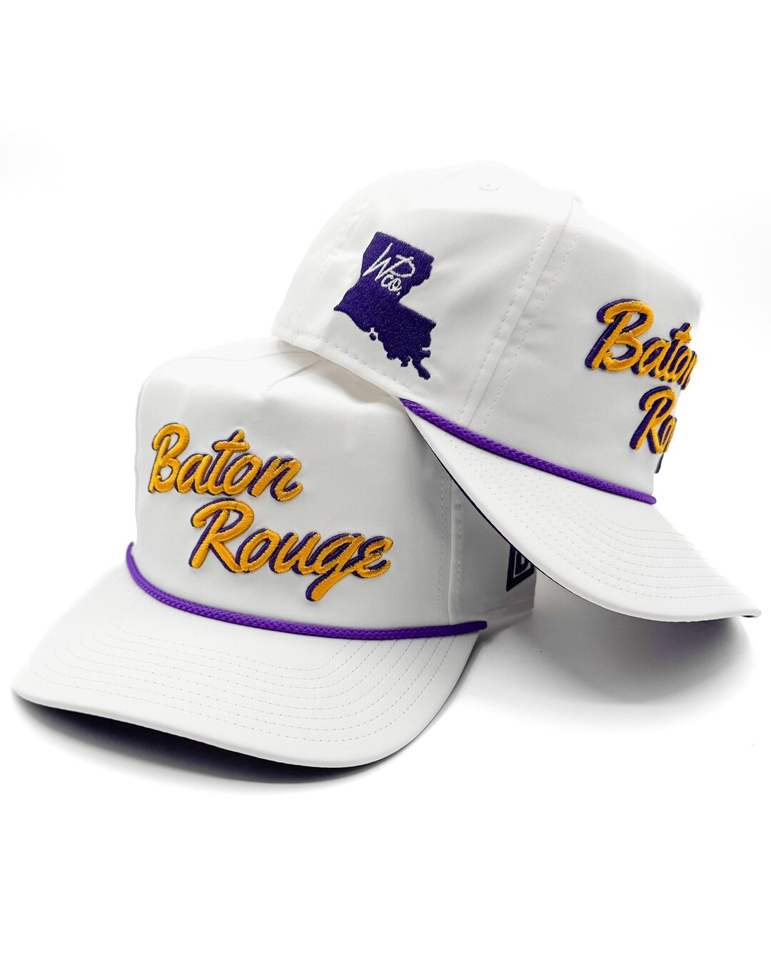 Baton Rouge LA Rope Hat: 3D Embroidery, College Football Gameday ...