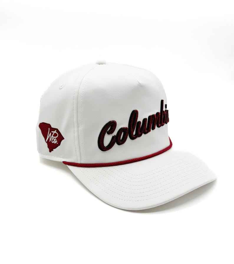 Columbia SC Rope Hat: 3D Embroidery, College Football Gameday Whiskey ...