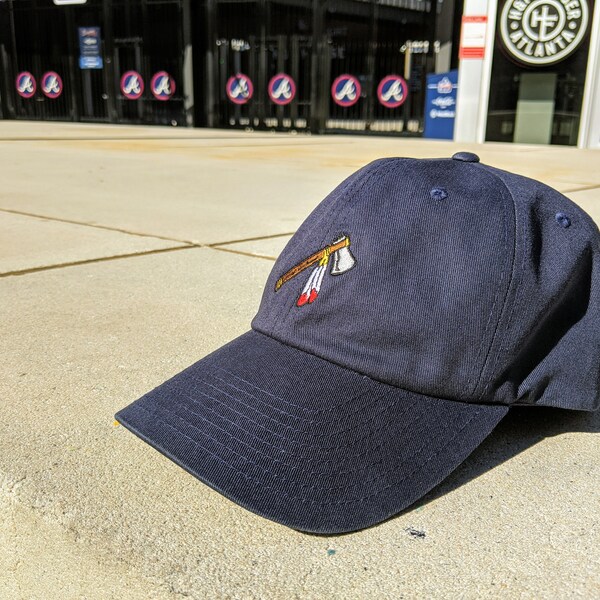 Atlanta Tomahawk Dad Hat Baseball Tomahawk Chop Braves
