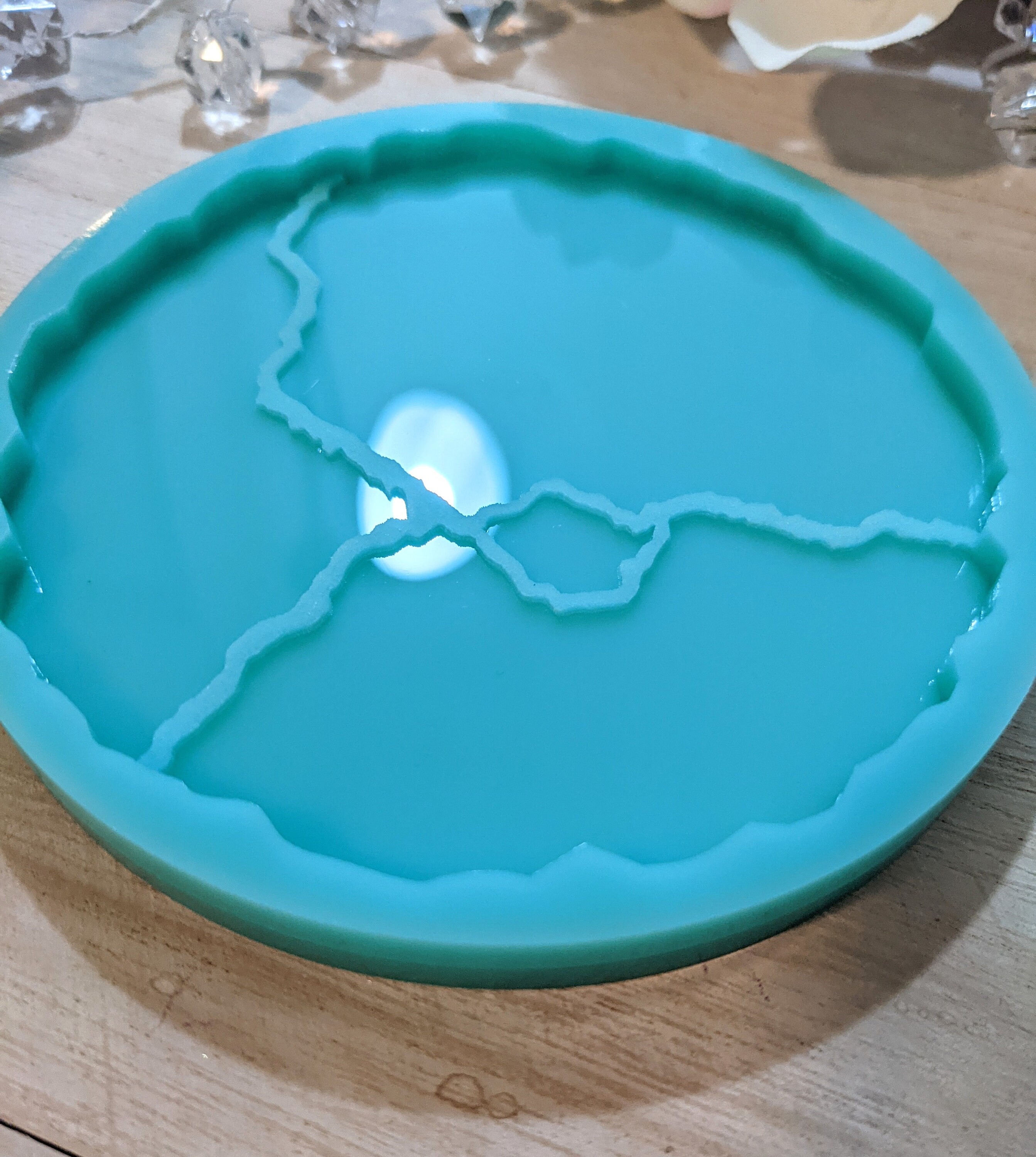 Kintsugi Coaster Silicone Mold, Resin/concrete Art - Etsy