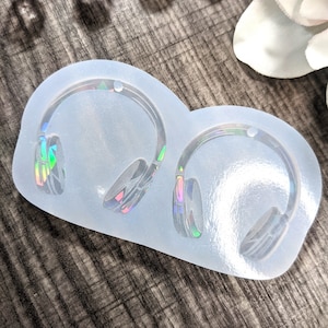 Holo Headphones Silicone Earring Mold / Pendant Mold / Resin Mold