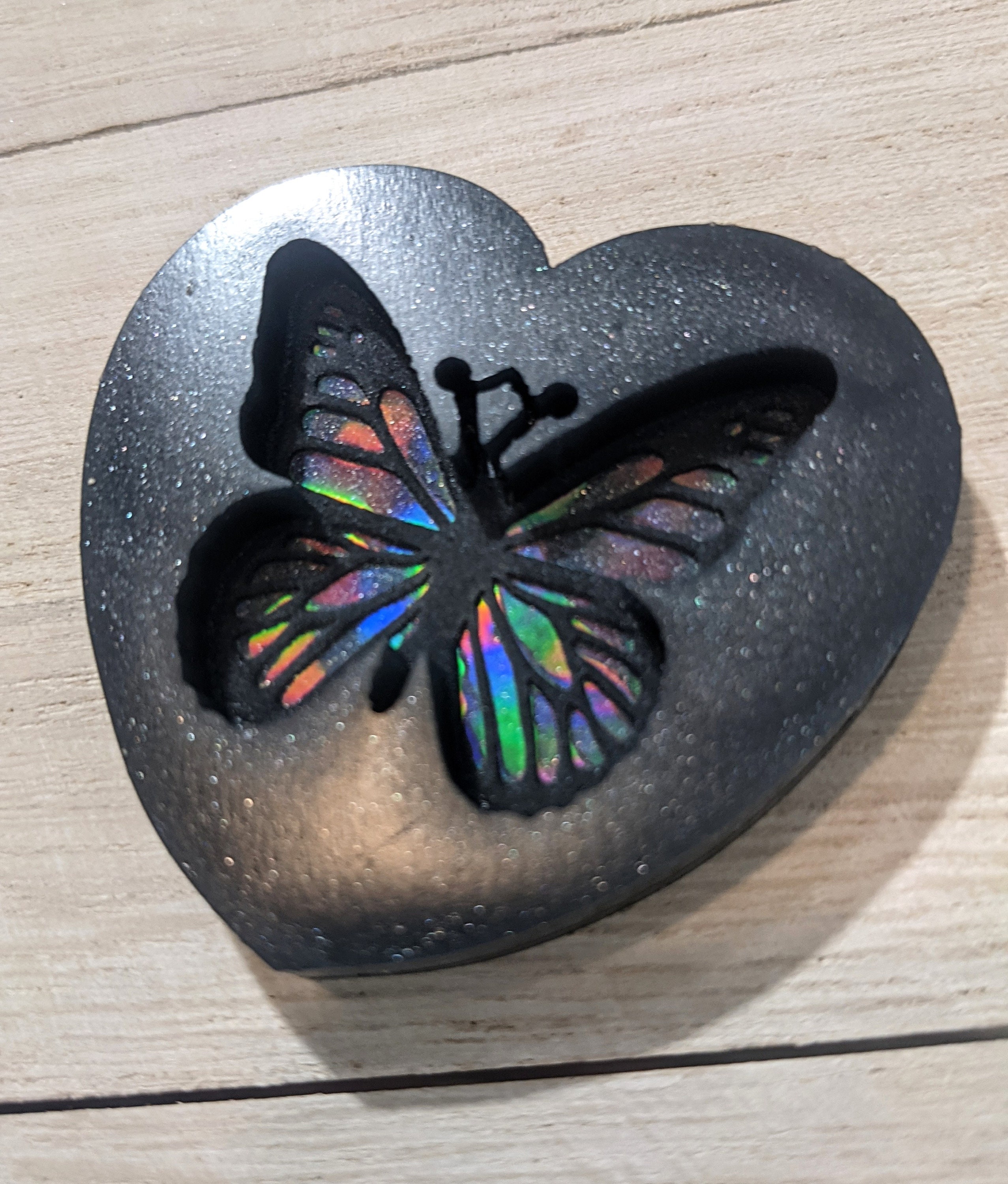Butterfly Resin Mold Keychain, Rifanda Pendant Silicone Mold with 24 Key  Rings, 12 Styles Butterflies Keychain Molds for Epoxy Resin with Hole, Key