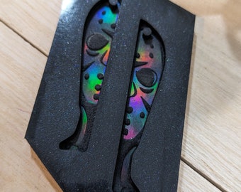 Holo "Friday the 13th - Jason" Knife Earrings Silicone Mold / Resin Mold / Pendant / Key Chain
