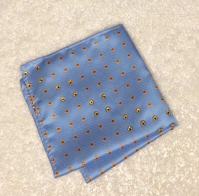 Rhinestoned Pocket Squares