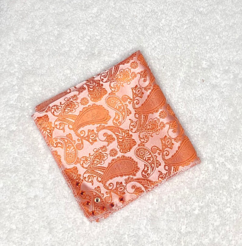 Rhinestoned Pocket Squares