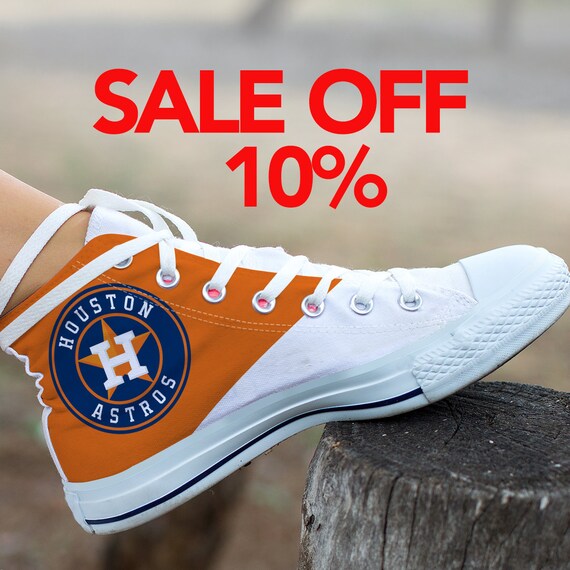 orange astros converse