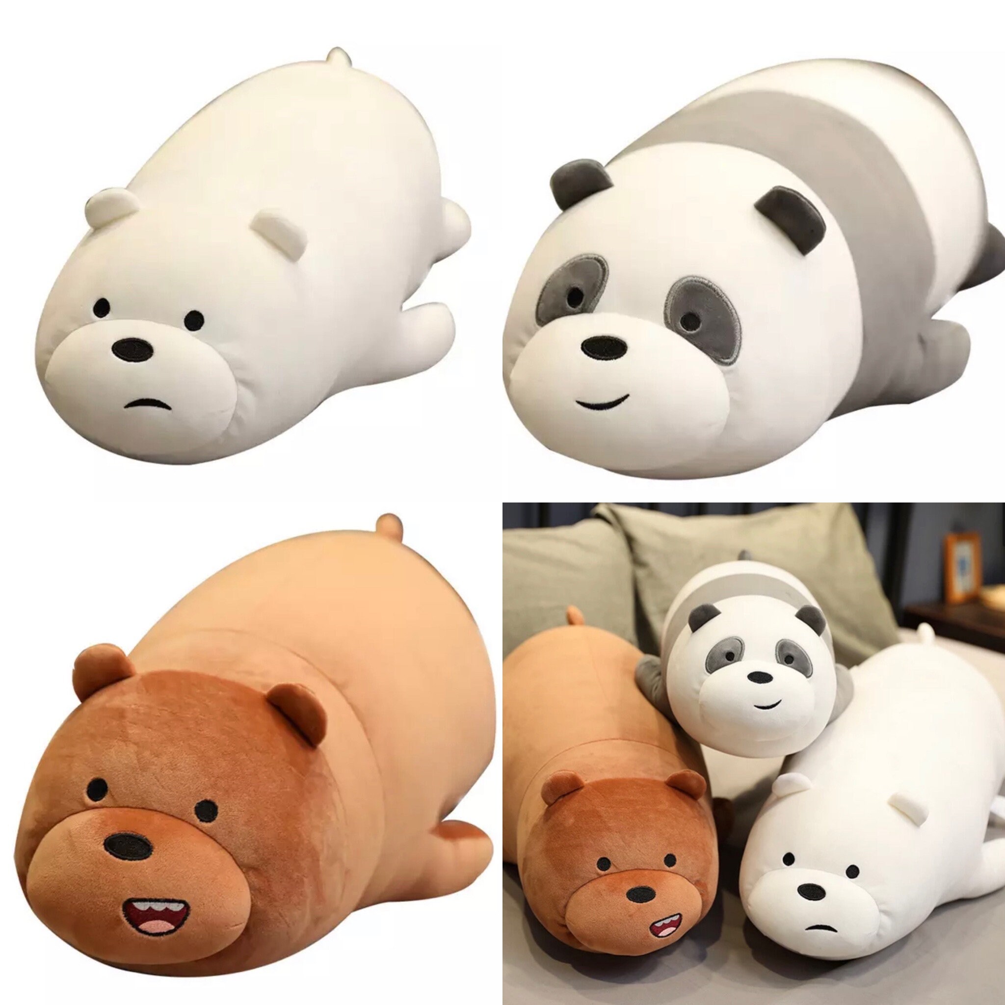 We Bare Bearsplushe bear toys children stuff animals soft Etsy