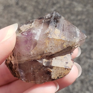 Beautiful Smoky Amethyst Crystal from Brandberg Mountains, Namibia