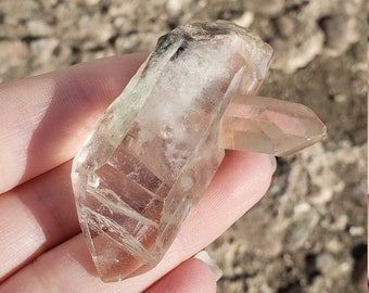 Lodolite Quartz Crystal from Brazil