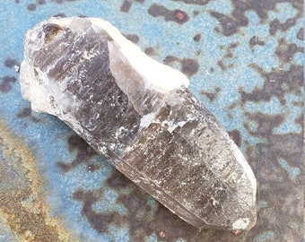 Smoky Quartz with Orthoclase from Malawi Crystal Point