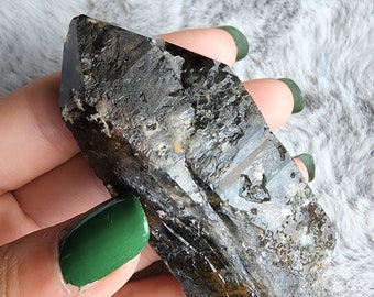 Dark Smoky Quartz Crystal from Zomba Malawi