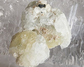 Datolite with Chalcopyrite from Charcas, Mexico