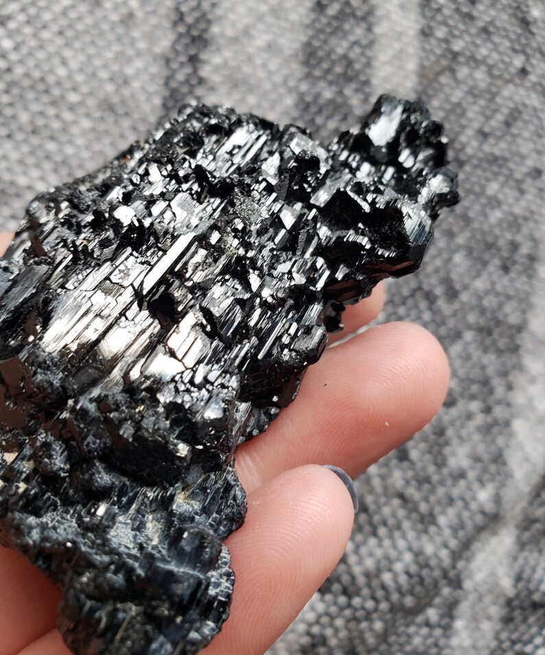 Black Tourmaline Schorl Cluster from Erongo