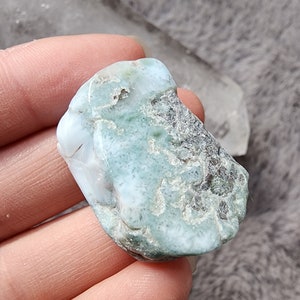 Polished Larimar Slab from Dominican Republic (13.5g)