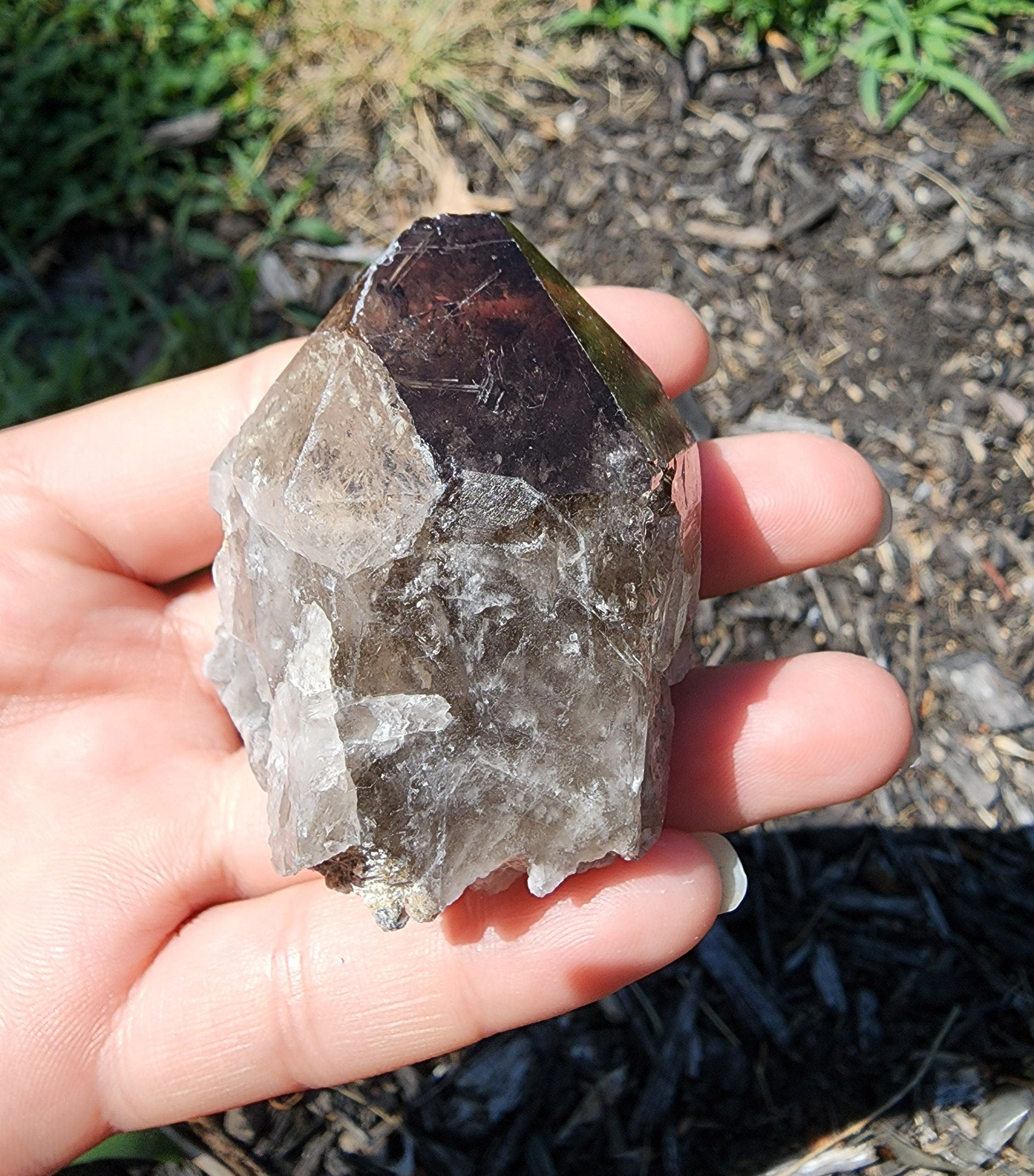 Smoky Quartz Crystal Specimen from Zomba, Malawi