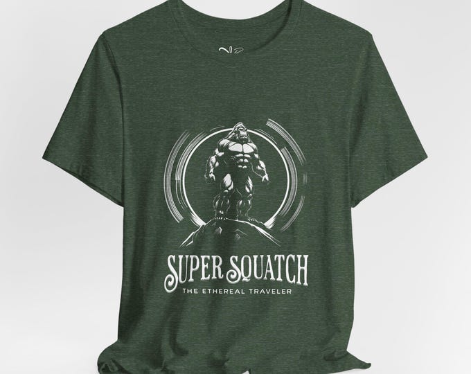 Featured listing image: Super Squatch - The Ethereal Traveler - Unisex Jersey Tee