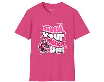 Unleash Your Squatchy Spirit - Unisex Softstyle T-Shirt