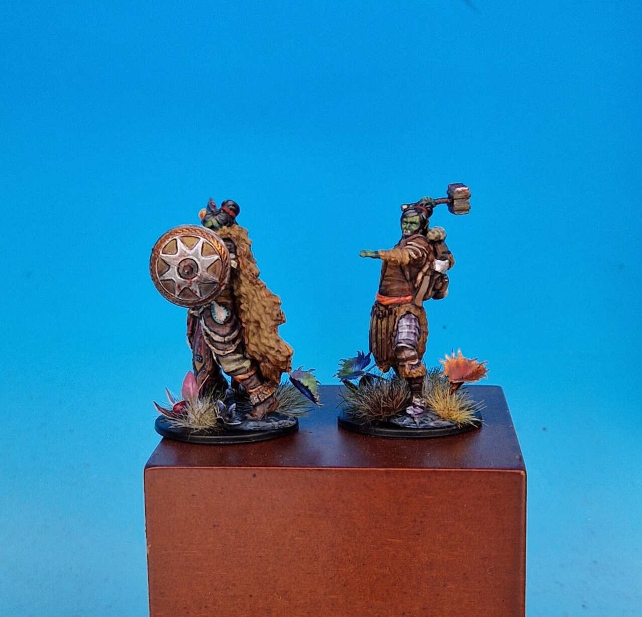 Dungeons and Dragons Halforc Barbarian and Halforc Fighter Pro