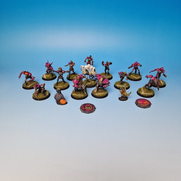 Black Widows Blood Bowl Team - Nicely Painted - Warhammer