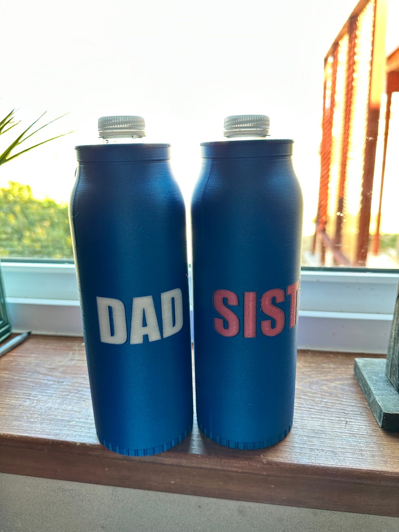 Water Bottle Koozy Koozie Never Lose Track of Your Water Etsy