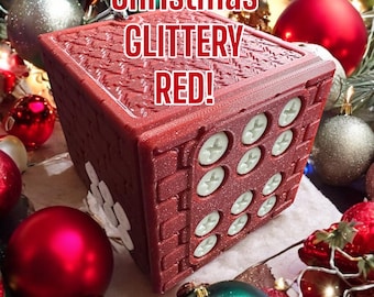 Mini Christmas Money Puzzle Box: Unique Stocking Stuffer & Tree Ornament