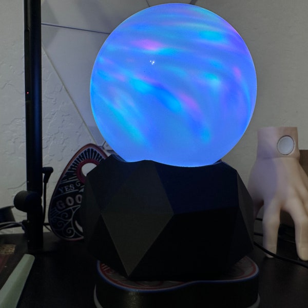 Real Working Crystal* Ball with built in Bluetooth, Speakers, Prop, Halloween, Fortune Telling, Witches, Goblins, Trick or Treating props