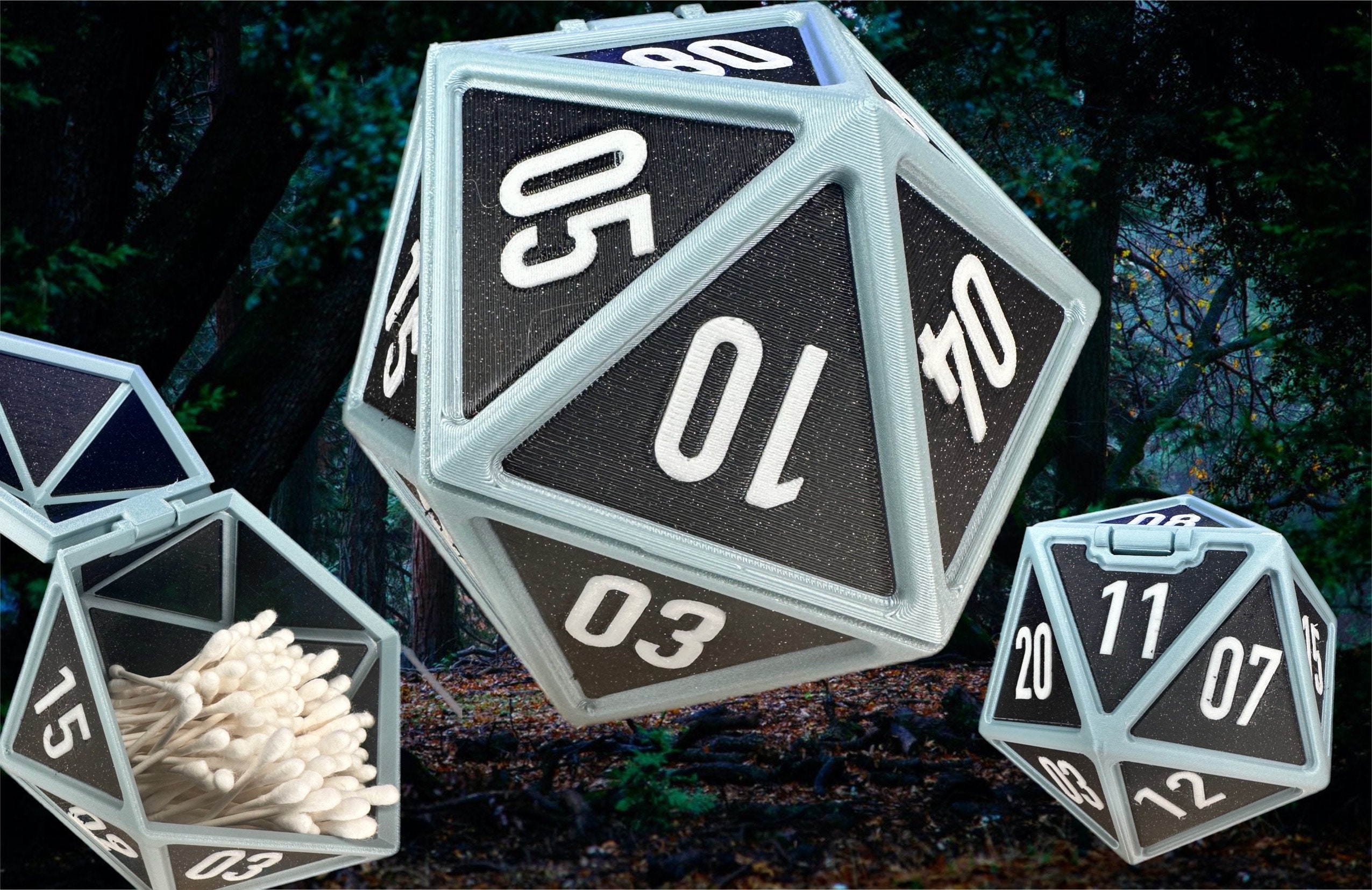 Dungeons and Dragons D20 Dice Container Popcorn Bucket Pen Etsy