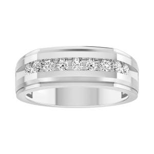 ARCHMAN® Men&#39;s Ring Lab Grown Diamond 0.50cttw 14kt Gold, Engagement Wedding Ring Lab Grown Diamonds, 10K/14K Gold