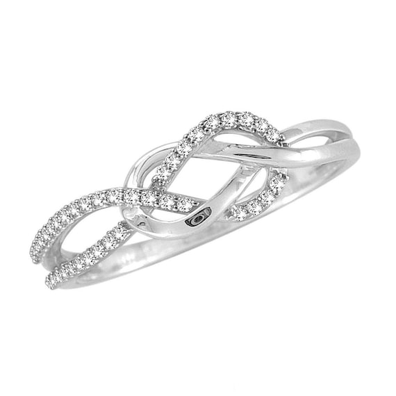 0.12 Cttw For Fathers Day Gift Round Cut White Natural Diamond DAD Ring in 10K Solid Gold