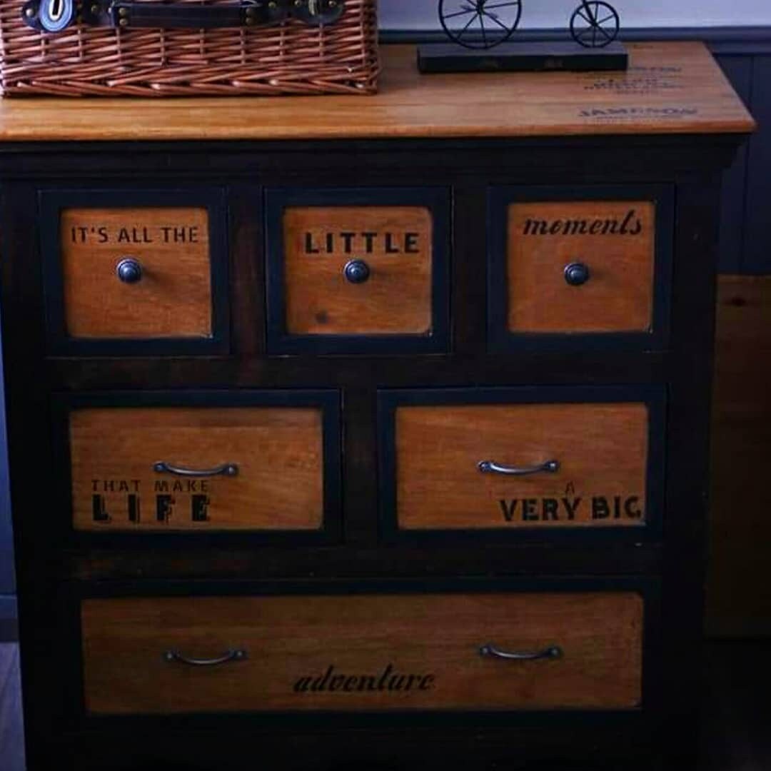 Sentence Chest of Drawer Restored Etsy UK