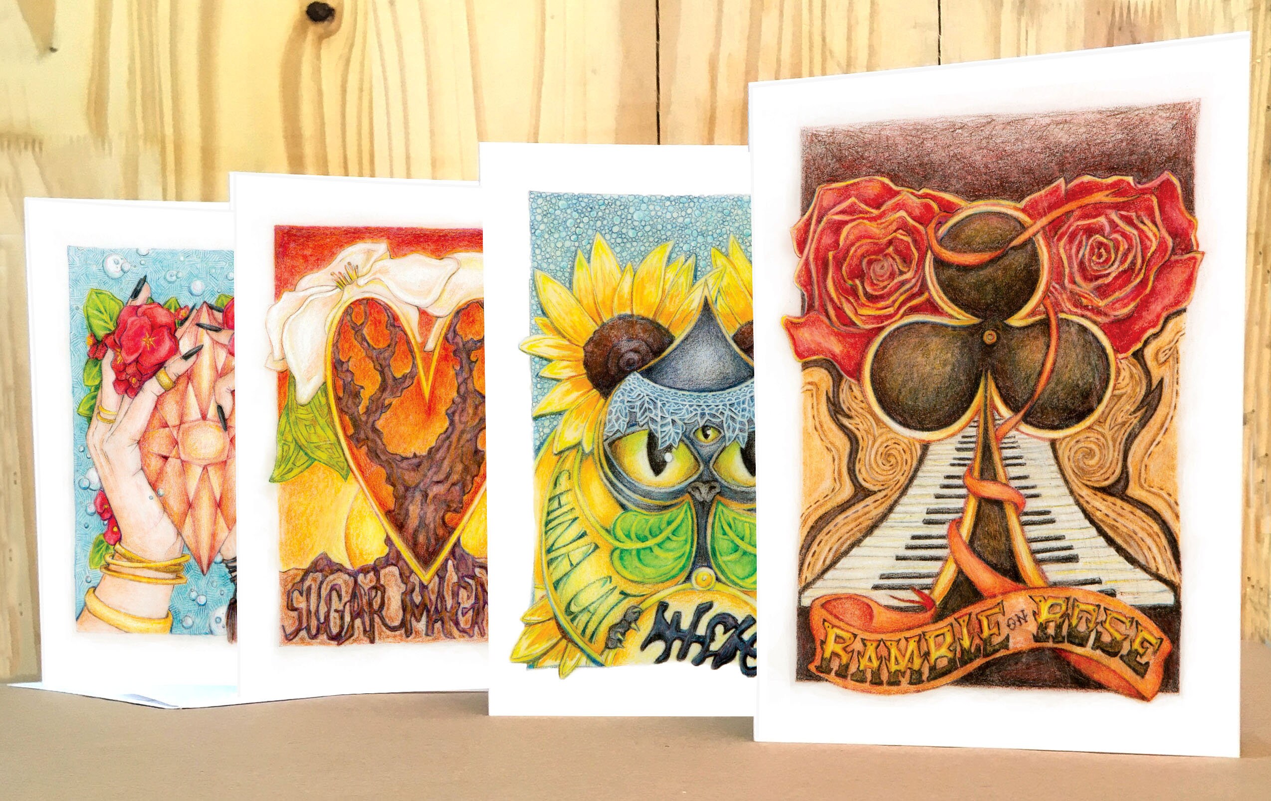 china cat sunflower lesson
