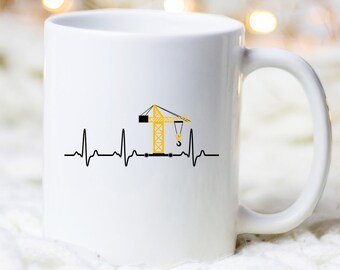 Construction Mug Etsy - construction heartbeat mug construction mug construction gift construction crew construction worker gift for constructor